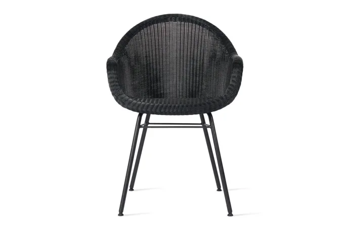edgard dining chair black steel base 02