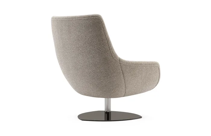 elba armchair back view