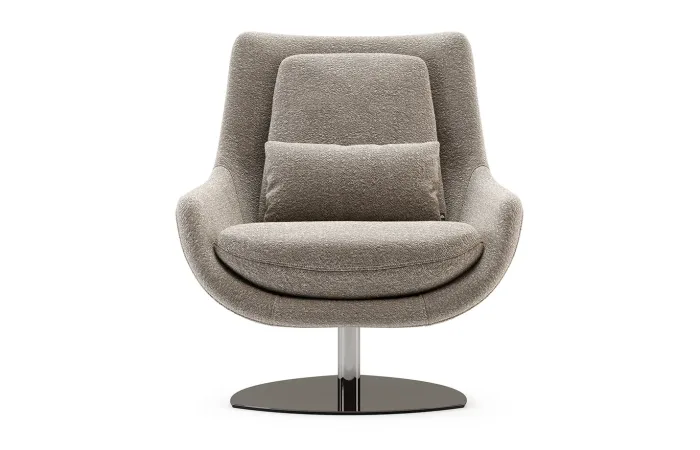 elba armchair front view