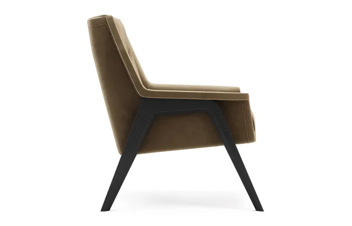 greta armchair left side view