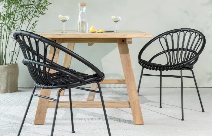 roxanne dining chair black bernard dining table