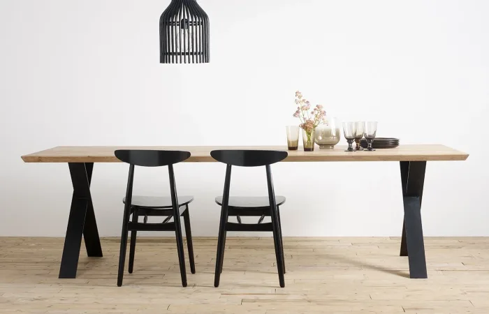 albert dining table x base teo dining chair ls3