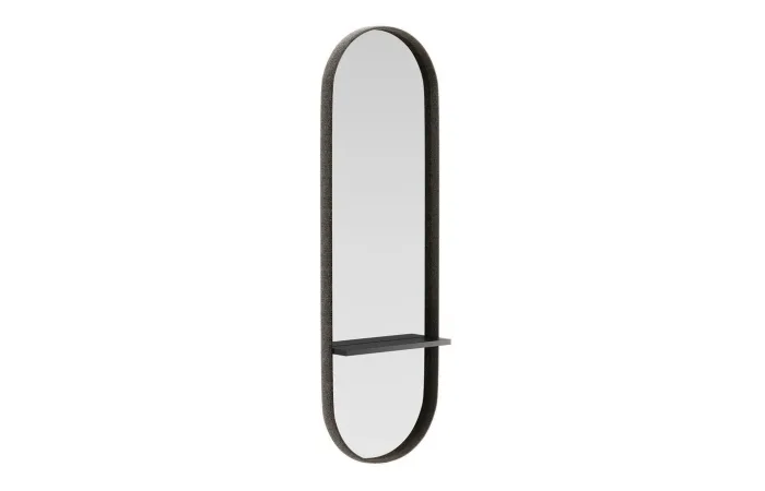 Cleo Mirror Small with Clear Mirror Side View