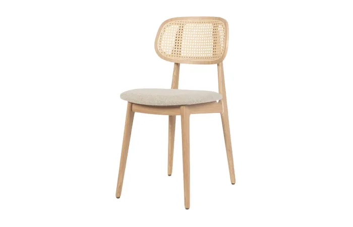 titus dining side chair with seat upholstery natural