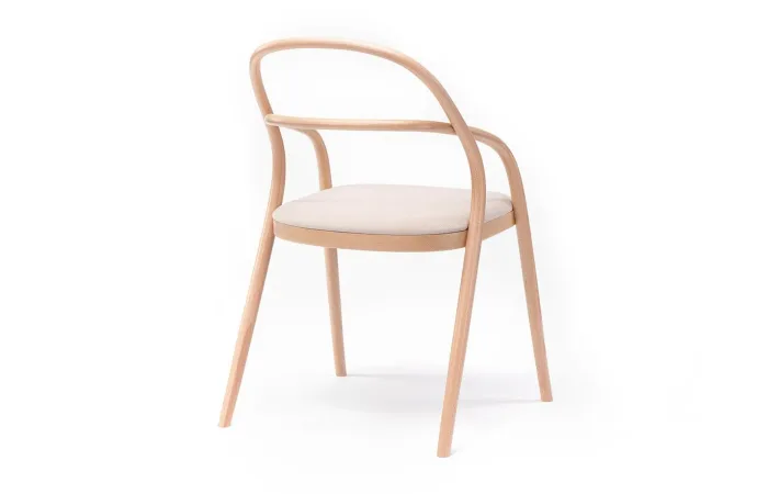 002 Chair with Seat Upholstery back view