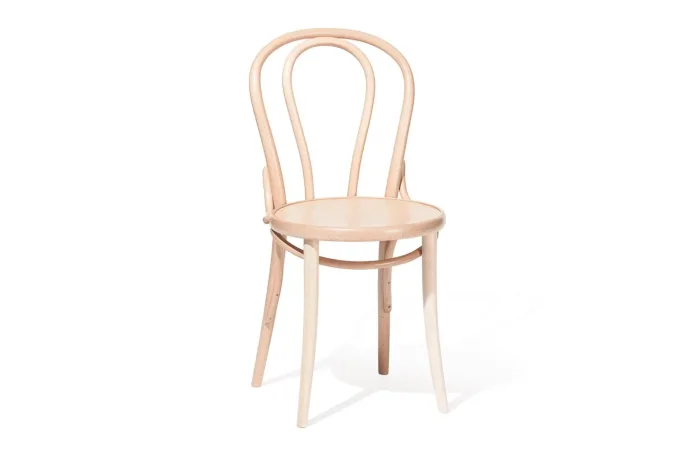 18 Dining Chair bent wood Ton Beech 06