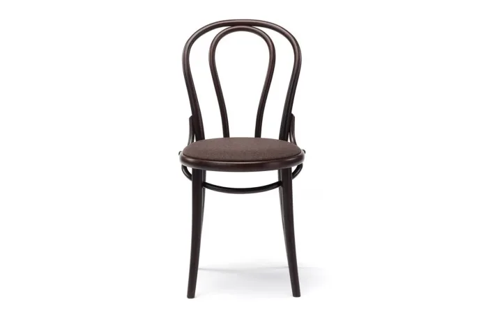 18 dining chair bent wood ton upholstered seat 01