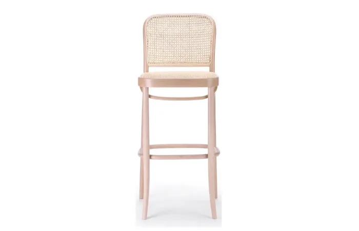 811 Barstool Cane seat Ton beech 01