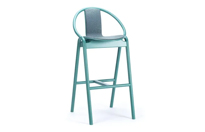 Again barstool with seat and back upholstery 1