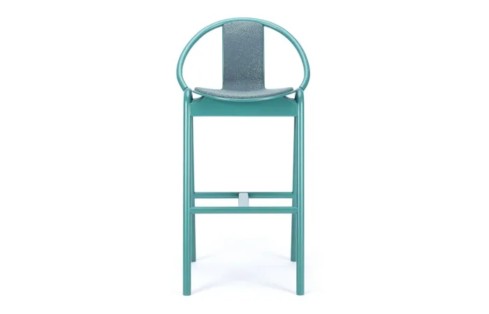 Again barstool with seat and back upholstery 2
