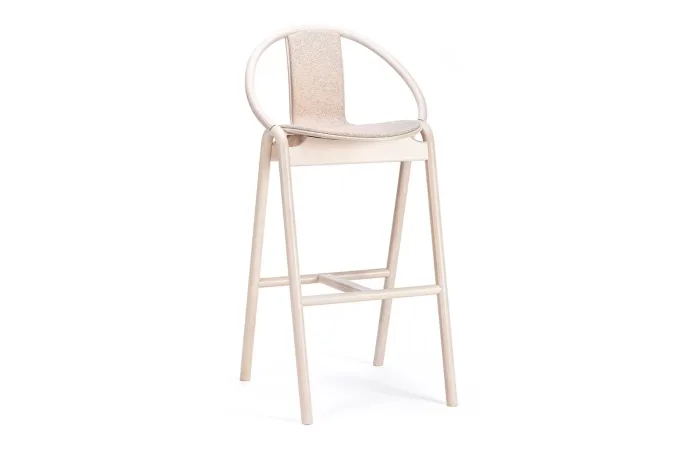 Again barstool with seat and back upholstery 4