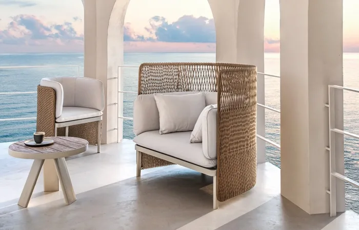 Esedra highback lounge armchair ls2
