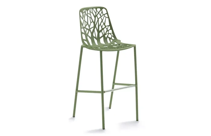 forest bar stool large sage green