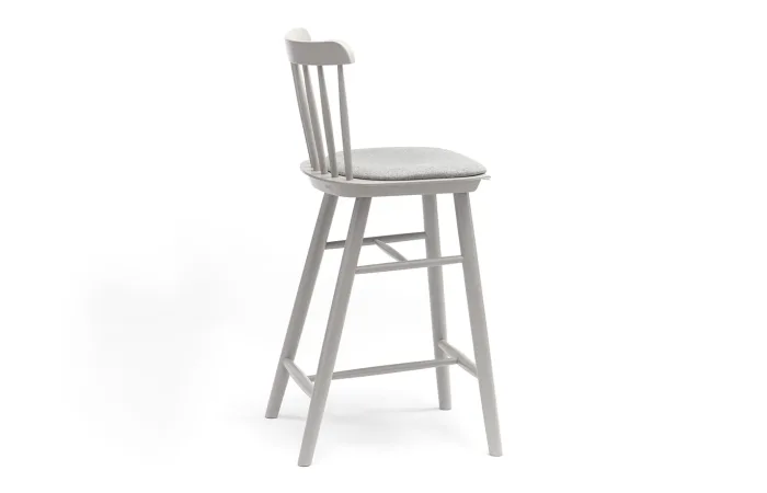 Ironica barstool with seat upholstery 2