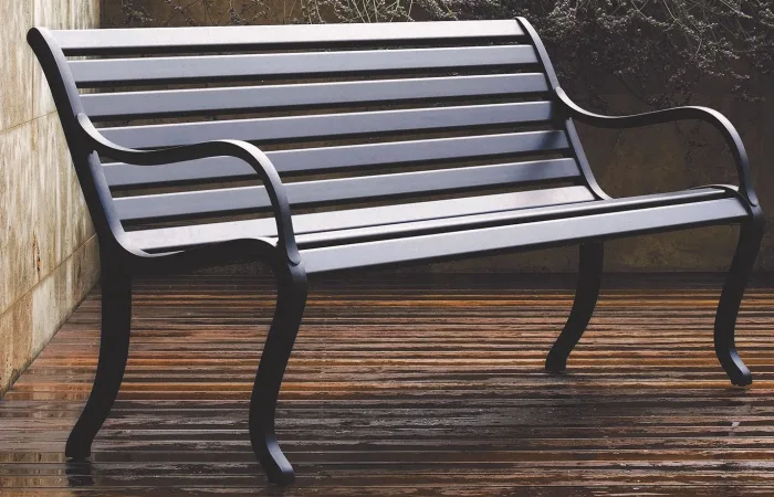 Outside bench fast LS Black