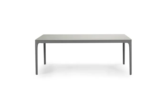 play rectangualar dining table graphite top 2