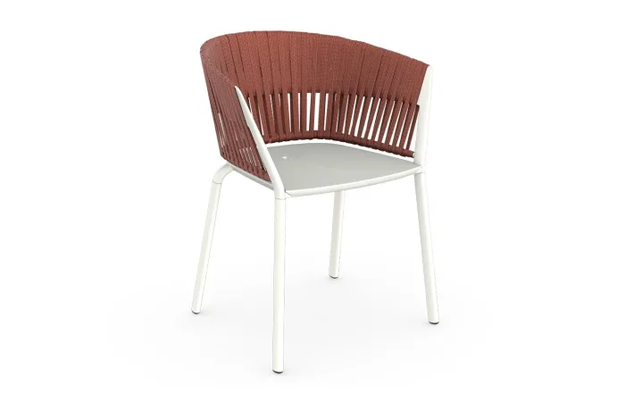 Ria dining armchair fully woven