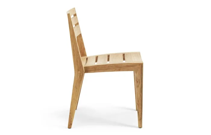 Ribot teak dining side chair 02