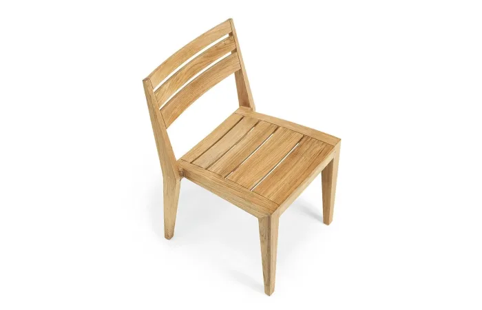 Ribot teak dining side chair 04