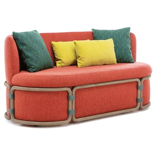 Rotin 2 Seater Sofa 01