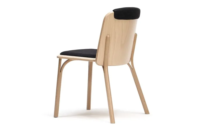 Split chair with seat and back upholstery 2